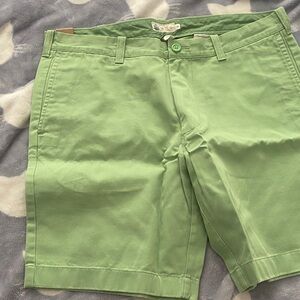 J. Crew Mint Green Cotton Shorts
